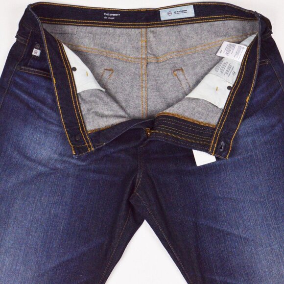 NEW Adriano Goldschmied Mens Jeans 38 Blue Denim The Everett Cotton Blend - Picture 6 of 11